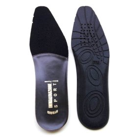 Soft Sponge Immaginazione Sport Men's Insoles for Pointed Leather Shoes