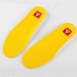 Comfortable Sport EVA Insoles Yellow Running Shoe Inserts GK-301