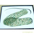 Natural Agate Gel Insoles Foot Massage Shoe Inserts Pad GK-1001