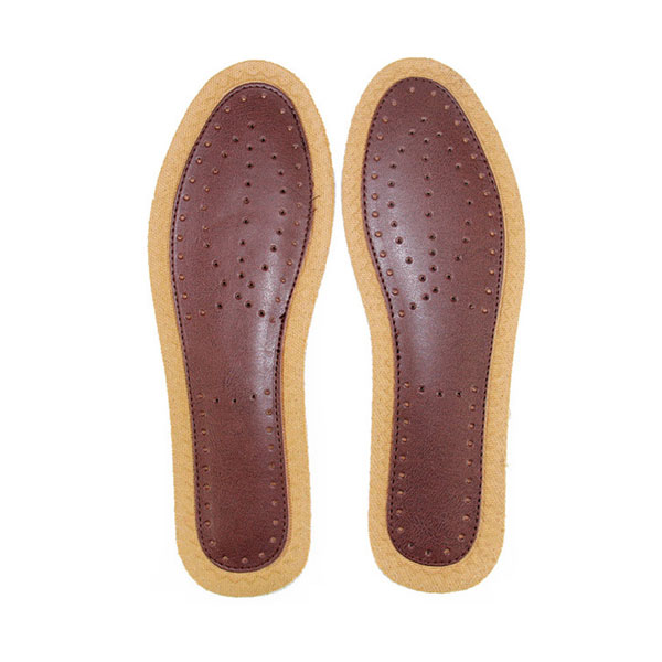 Men Bamboo Charcoal Leather Insoles 