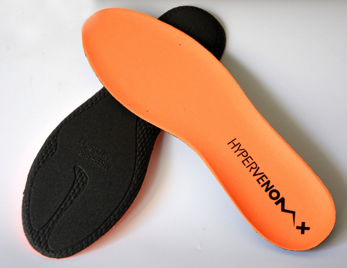 Replacement HYPERVENOMX Ortholite Soccer Shoes Insoles Orange GK-1839