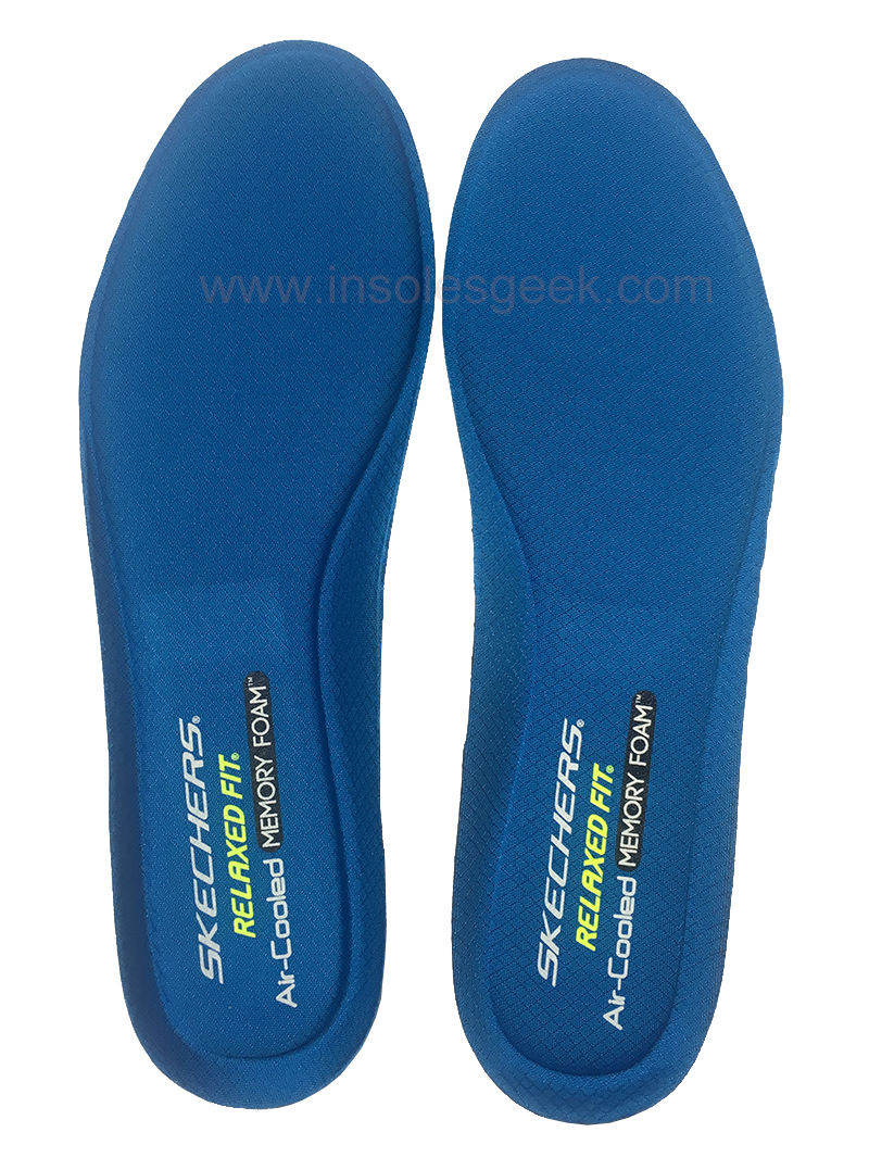 Replacement SKECHERS Relaxed Fit Air-Cooled Memory Foam Insoles GK-12163