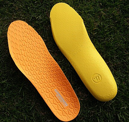 Replacement Warrior No Cloth Cleat Insoles Orange GK-12187 - Click Image to Close