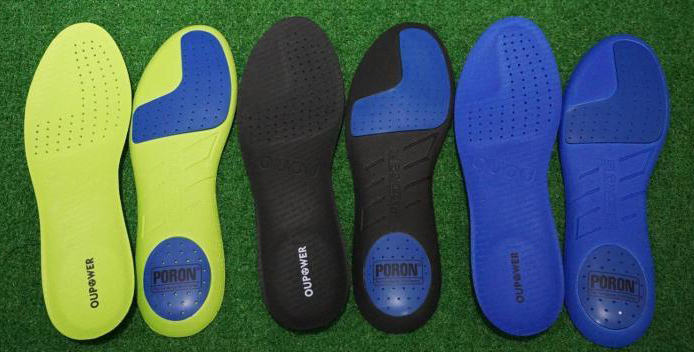 OUPOWER PORON Athlete Insoles for Football Soccer Shoes - Click Image to Close