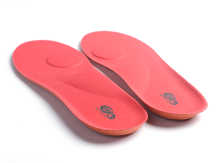 Breathable Running Ortholite insoles Insert for Sports Shoes Red