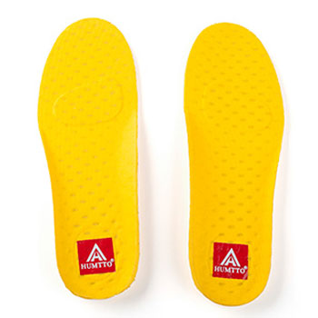 Comfortable Sport EVA Insoles Yellow Running Shoe Inserts GK-301 - Click Image to Close